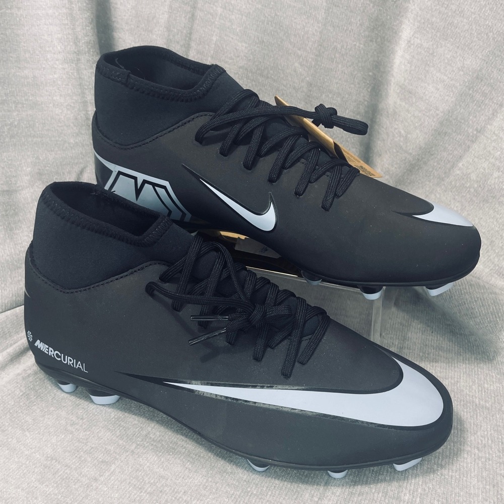 Nike Mercurial Superfly 10 Club FG/MG Mens 7.5 Black Soccer Cleats FQ8314-001